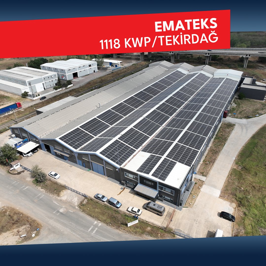 1118 KWP gücü ile çatı tipi GES kurulumumuz Emateks firmasına hayırlı olsun. İplikten kumaşa tekstil üretimlerine güneşin gücü ile devam edecekler.
#ibtsolar #güneş #güneşenerjii #ges #güneşenerjisisantrali #enerjisantrali #enerji #elektrik #solar #Tekirdağ #emateks #tekstil