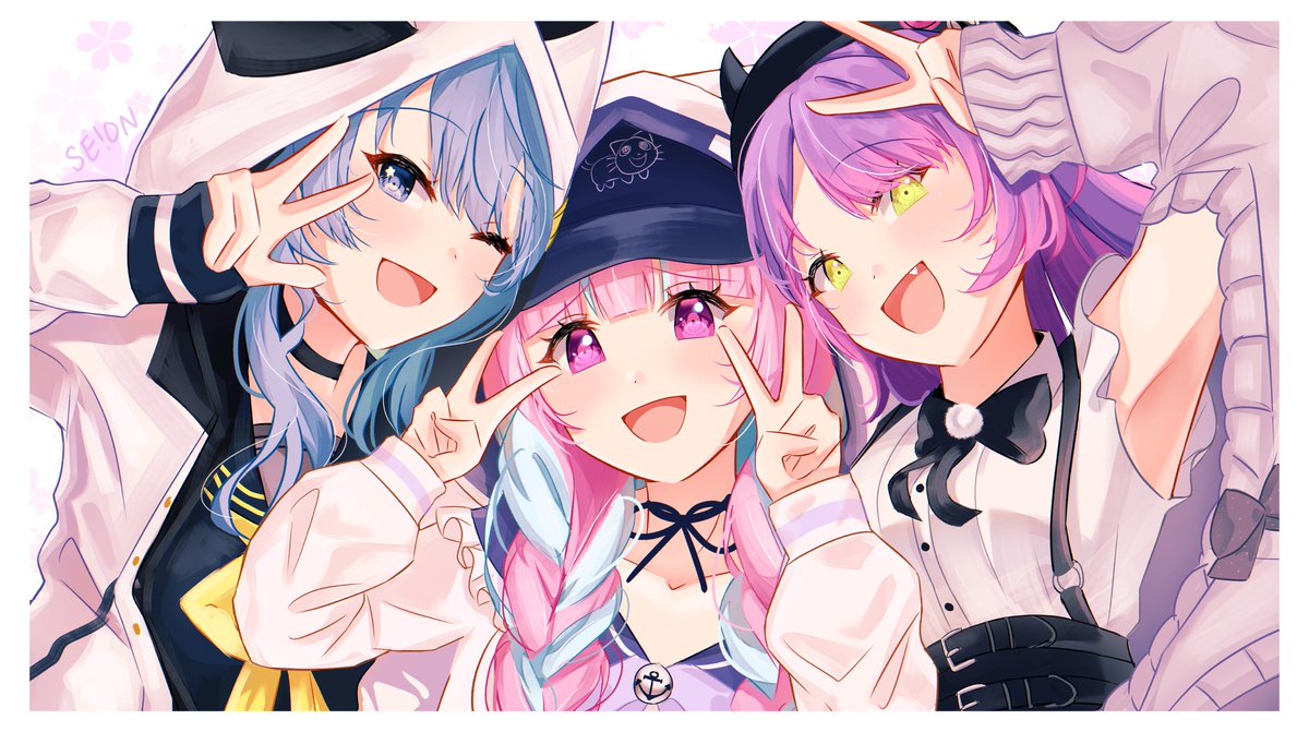 #startend 💙🩷💜

#あくあーと #ほしまちぎゃらりー #TOWART