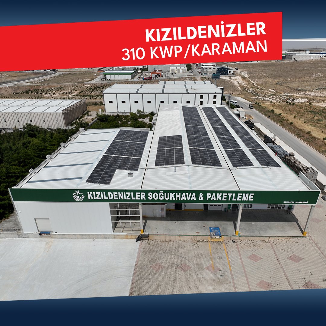 Kızıldenizler firmamıza 310 KWP gücündeki çatı tipi GES hayırlı olsun.
#ibtsolar #güneş #güneşenerjii #ges #güneşenerjisisantrali #enerjisantrali #enerji #elektrik #solar #karaman #kızıldenizler