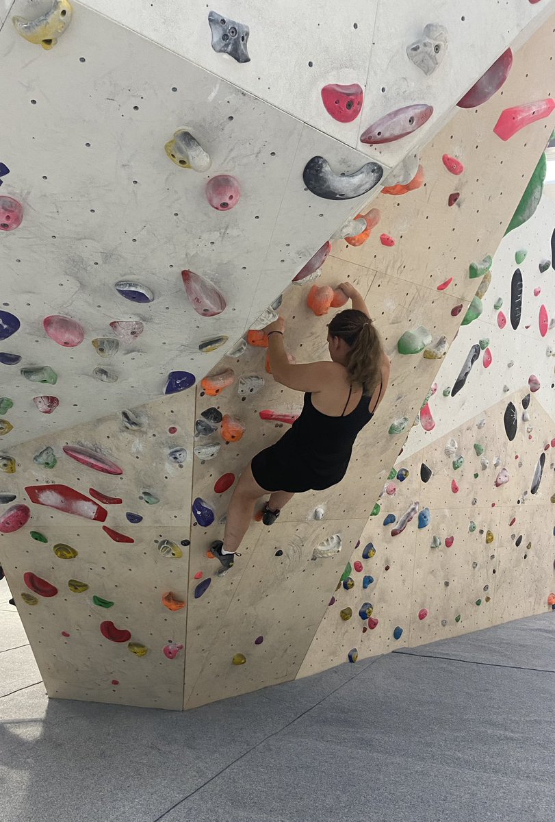 Inspired by Maia for some team building 🧗‍♀️