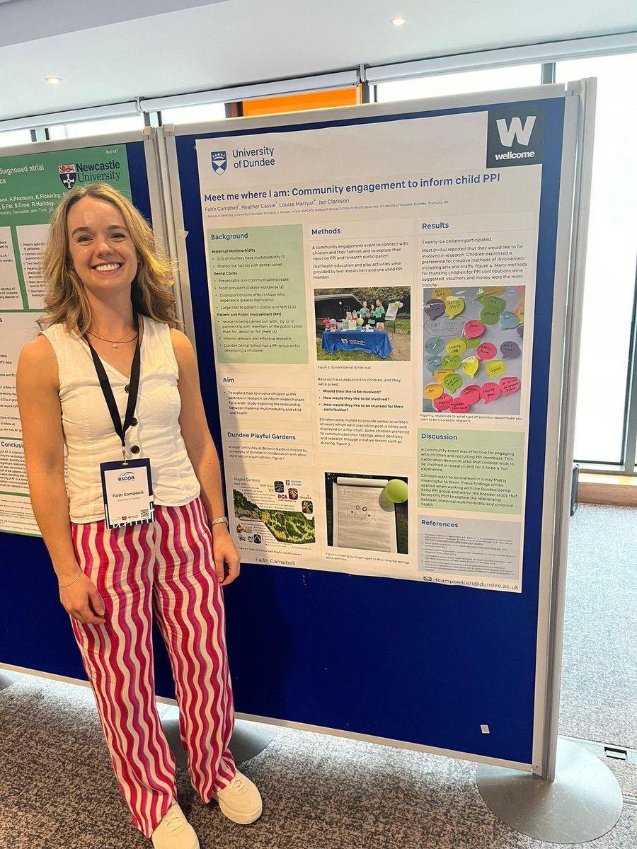 Heather Cassie (@heathercassie77) on Twitter photo βMeet me where I amβ
Great to see <a href="/wellcometrust/">Wellcome</a> funded @faithcampbellfc sharing her work on developing a mother and child PPI group to support her work exploring the impact of maternal multiple long term conditions on child oral health @BSODR <a href="/DundeeDental/">Dundee Dental School</a> <a href="/LMarryat/">Dr. Louise Marryat</a> βMeet me where I amβ
Great to see <a href="/wellcometrust/">Wellcome</a> funded @faithcampbellfc sharing her work on developing a mother and child PPI group to support her work exploring the impact of maternal multiple long term conditions on child oral health @BSODR <a href="/DundeeDental/">Dundee Dental School</a> <a href="/LMarryat/">Dr. Louise Marryat</a>