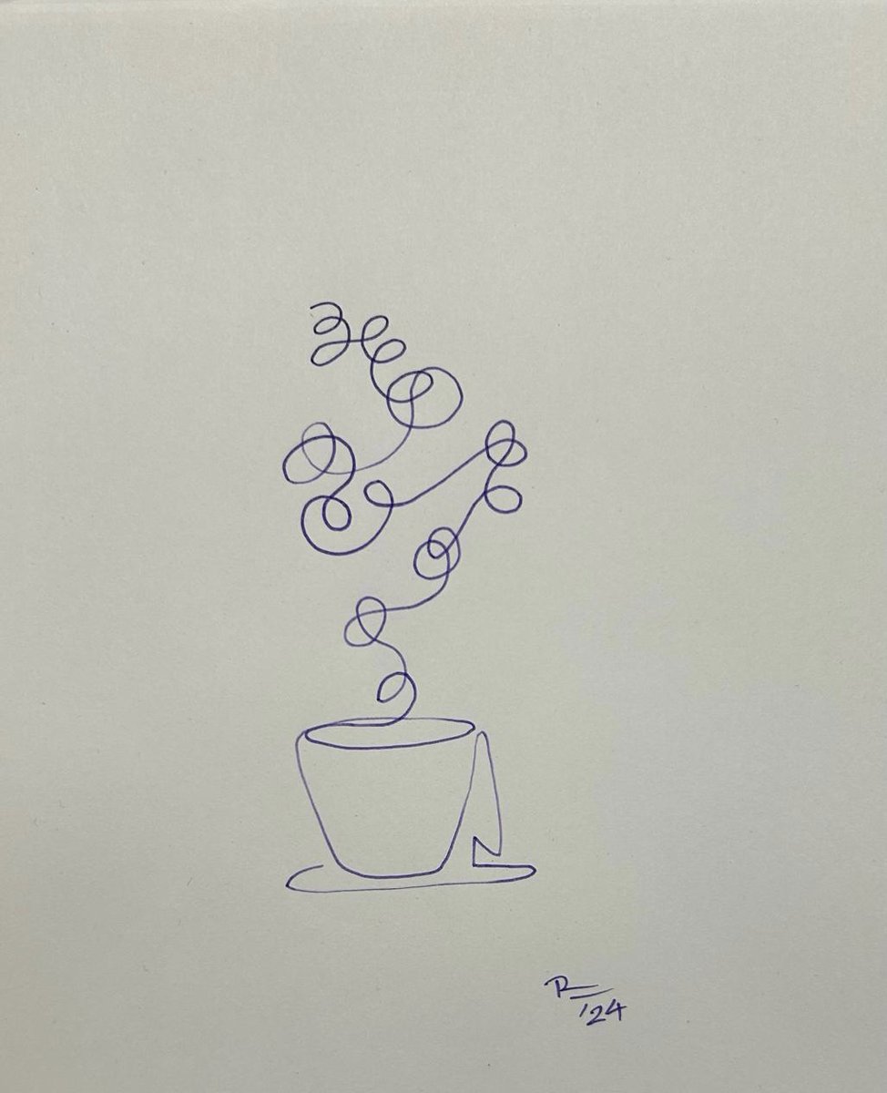 rosie_mann1's tweet image. Please have some 
storm-free tea ☕️
.
.
I mean, sugar-free tea 

#oneline #drawing #art