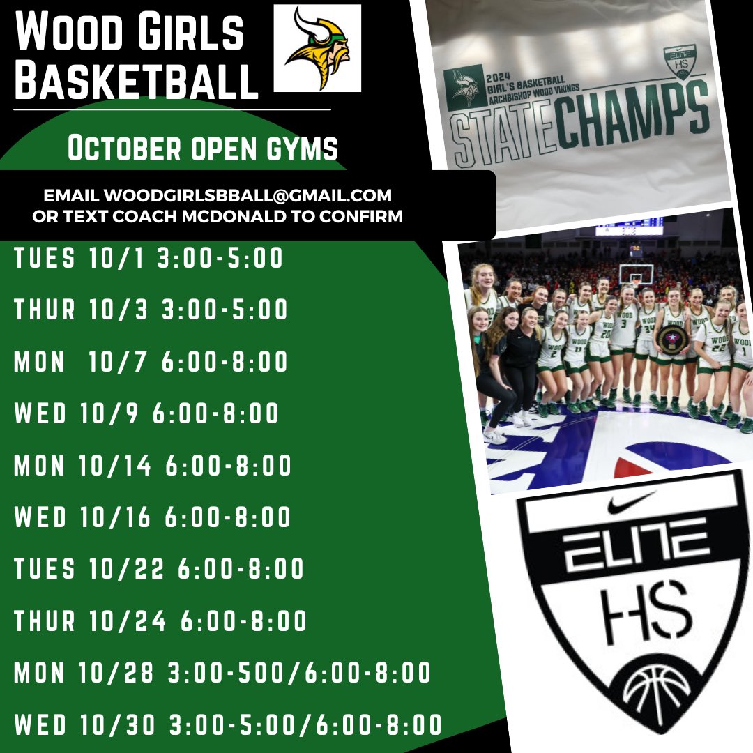 College Coaches: October’s Fall Open Gym Schedule is now available with a roster of expected players. Plenty of talent worth coming to see! Contact <a href="/MichaelPMcD/">Mike McDonald</a> prior to coming to confirm just in case.