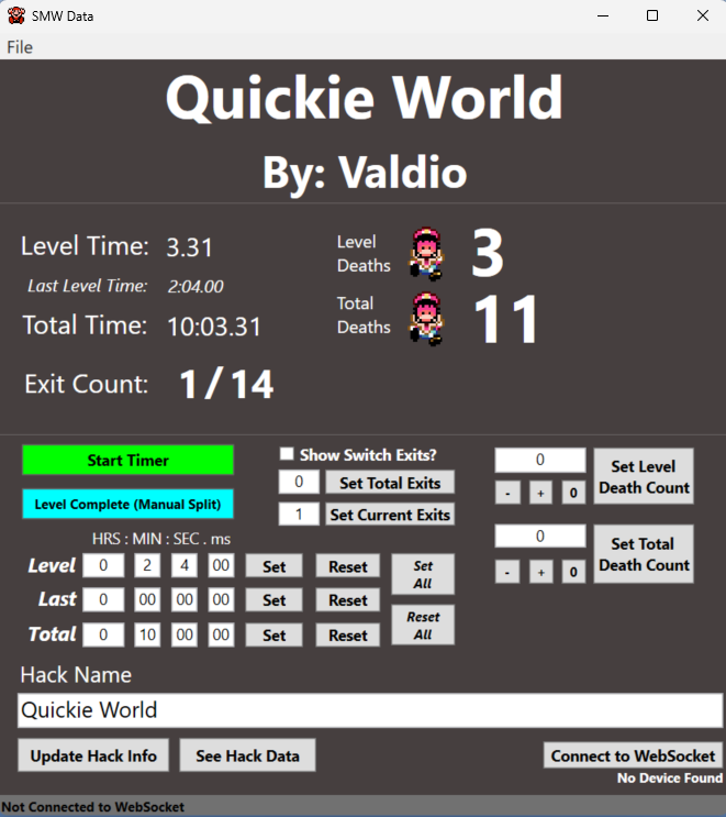 I think I "finished" this project I was working on... should work with SD2Snes/FxPak and Emulator now 
github.com/newgasm/SMW_Da…