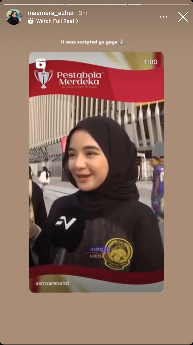 MY_Fussball's tweet photo. Plot twist. 

Kesian budak ni kena cyber bully sebab scripted interview dari @ASTROARENA. https://t.co/4PDj7SlHbn