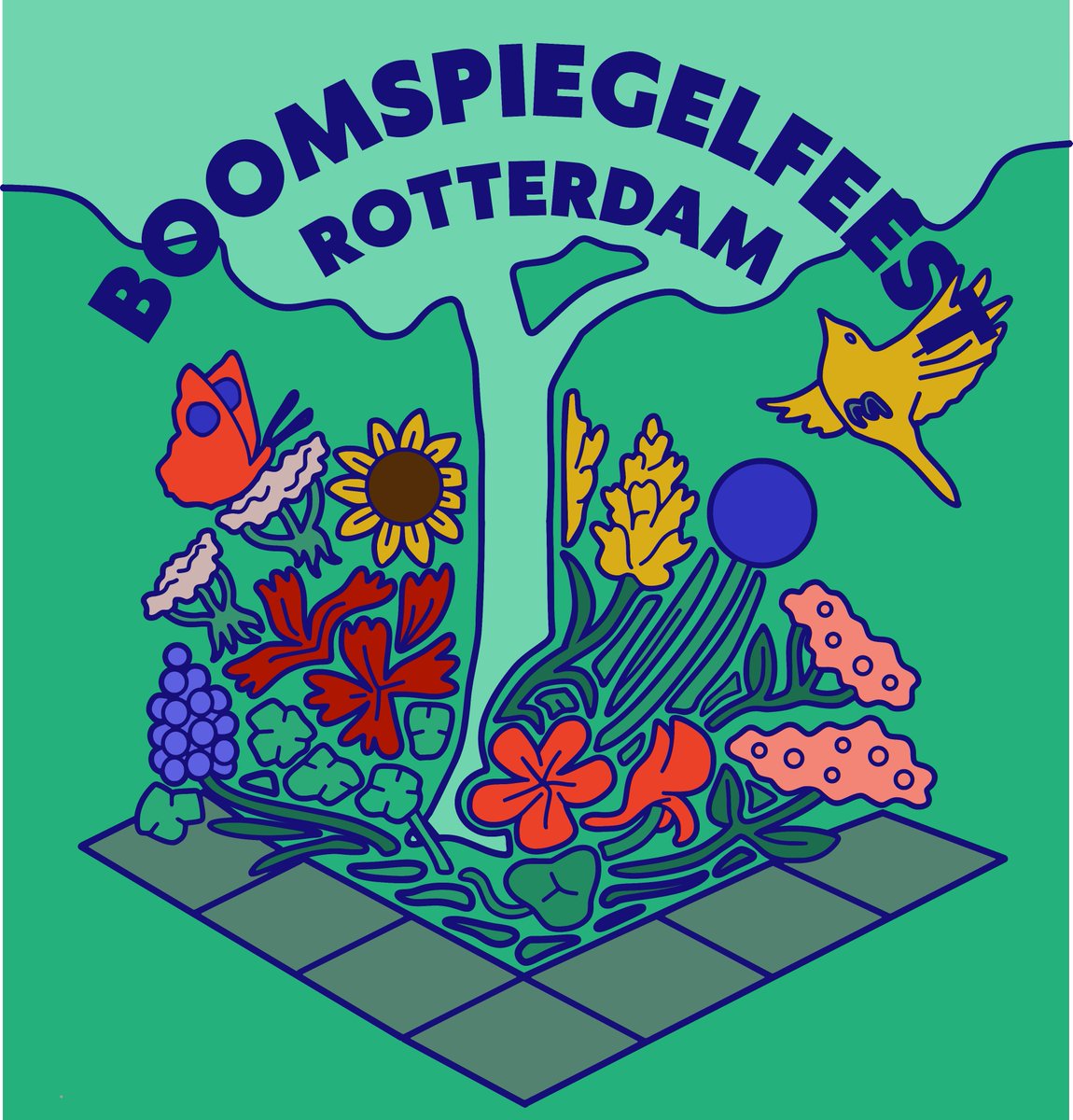 Op 6 oktober viert #Rotterdam weer het #NationaleBoomspiegelfeest. Onze mooie stad kan namelijk nóg mooier en groener. Wil je in jouw straat ook een fleurig feestje vieren? Meld je dan aan via: nationaalparkstadrotterdam.nl/boomspiegelfee…