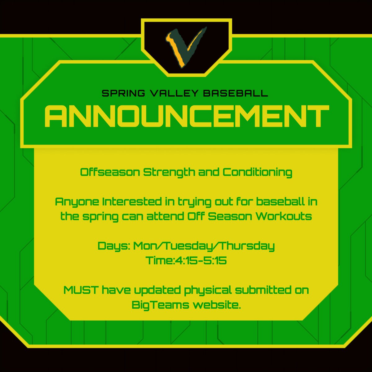 Spring Valley Vikings Baseball (@svbaseball00) on Twitter photo 