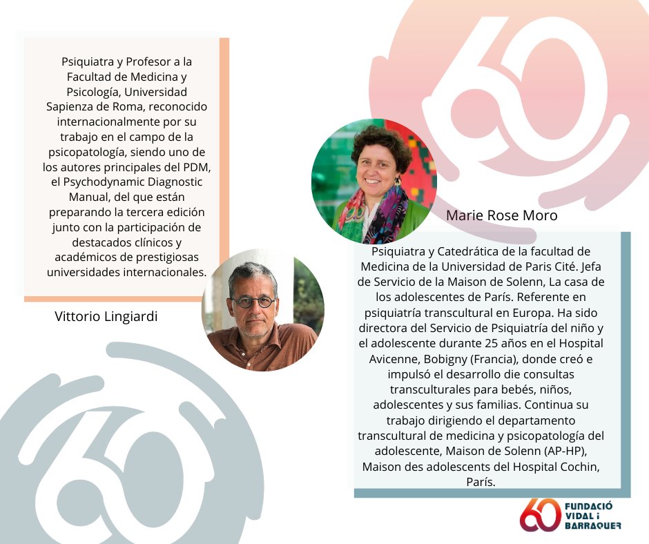 Celebrem els 60 anys de ls FVB amb una Jornada Científica.
Comptarem amb la presència de dos professionals reconeguts a nivell internacional.

🗓 18 octubre 2024 - 8.45h - 14.00h

📍 CosmoCaixa 

📝Inscripcions a fvb.cat/ca/jornada-cie… o escanejant el QR