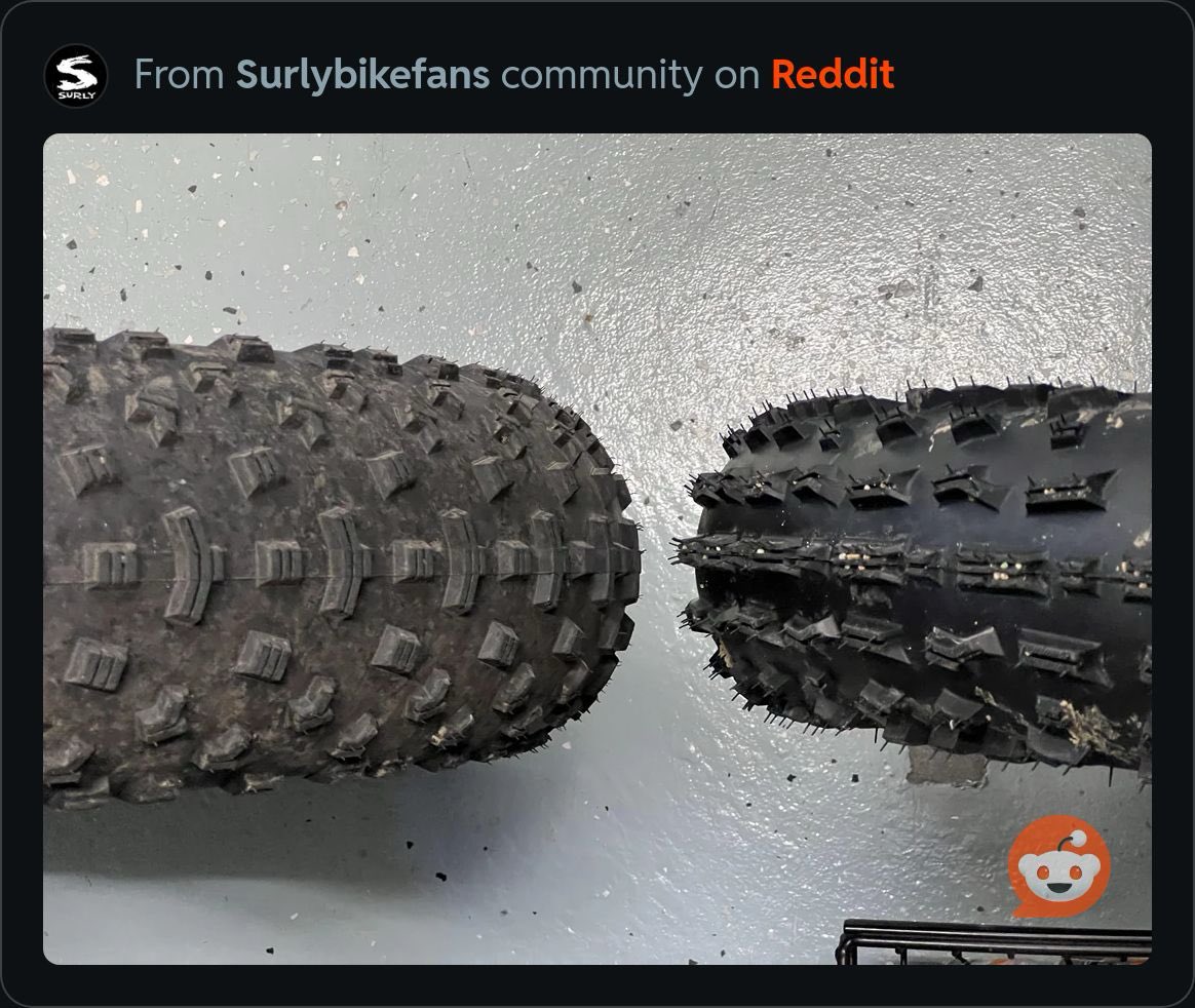 Feast your eyes

Moonlander 2.0 vs. Ice Cream Truck
reddit.com/r/Surlybikefan…