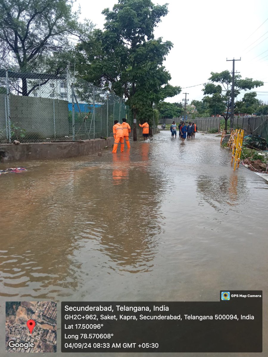 Sir/Madam, Flooding cleared at Vampuguda Culvert from catchment of Jawahar Nagar surface runoff by engaging JCB and MET in ward-01 Kapra circle-01, GHMC.<a href="/GHMCOnline/">GHMC</a> <a href="/ZC_LBNagar/">Zonal Commissioner, LB Nagar Zone, GHMC</a> <a href="/CommissionrGHMC/">Commissioner GHMC</a>