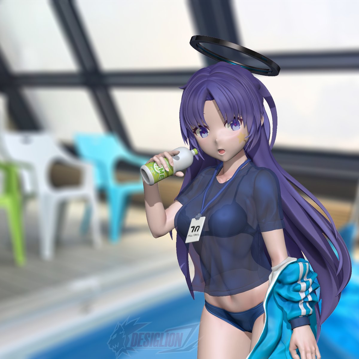 ?TFO16 再販作品! 早瀬ユウカ(体操服) (未組立ガレージキット) 1/7 