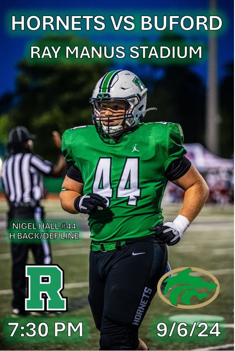 GAME WEEK!!! ALL HORNETS NEEDED THIS FRIDAY!!!

Hornets are at HOME this Friday vs Buford - come out to see #TEAM75 in action!!!  

🎟️gofan.co/event/1555989?…