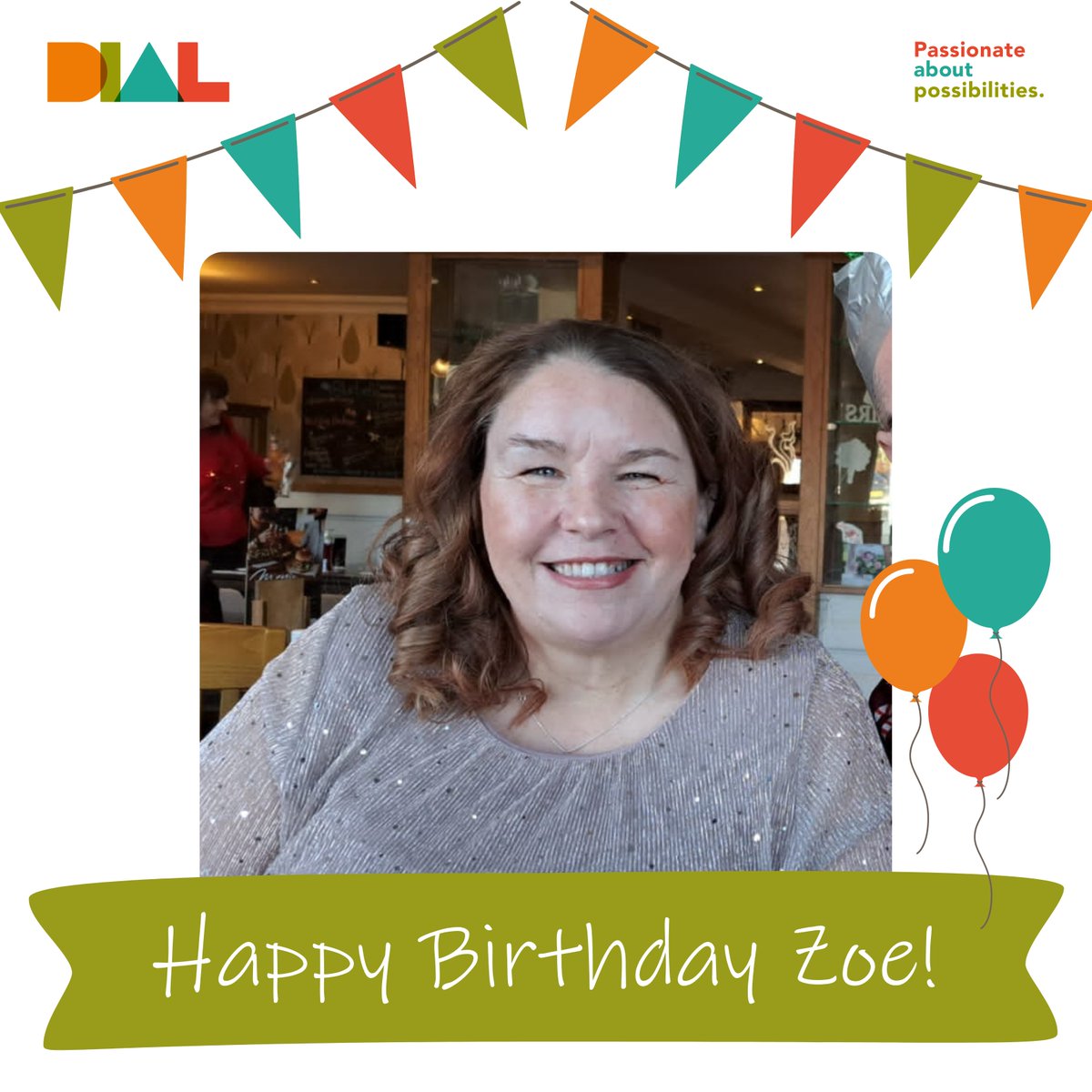 Happy Birthday to our fantastic Volunteer and Trustee, Zoe, and wonderful Peer Advisor, Duncan! We hope that you both have a lovely day🎈

#PassionateAboutPossibilities #HappyBirthday #TeamDIAL