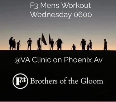 The Mission of F3 is to plant, grow and serve small workout groups for men for the invigoration of male community leadership.