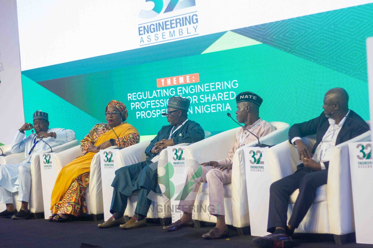 corenreg's tweet photo. The President of the Nigerian Society Engineers, Engr. Margaret Aina Oguntala, FNSE, FNSChE, The President of Nigerian Association of Technologists in Engineering (NATE), TGST Dominic Asuquo Udoatan,
#32ndengineeringassembly #COREN2024 #EngineeringLeadership https://t.co/Vz6ItcAr2v
