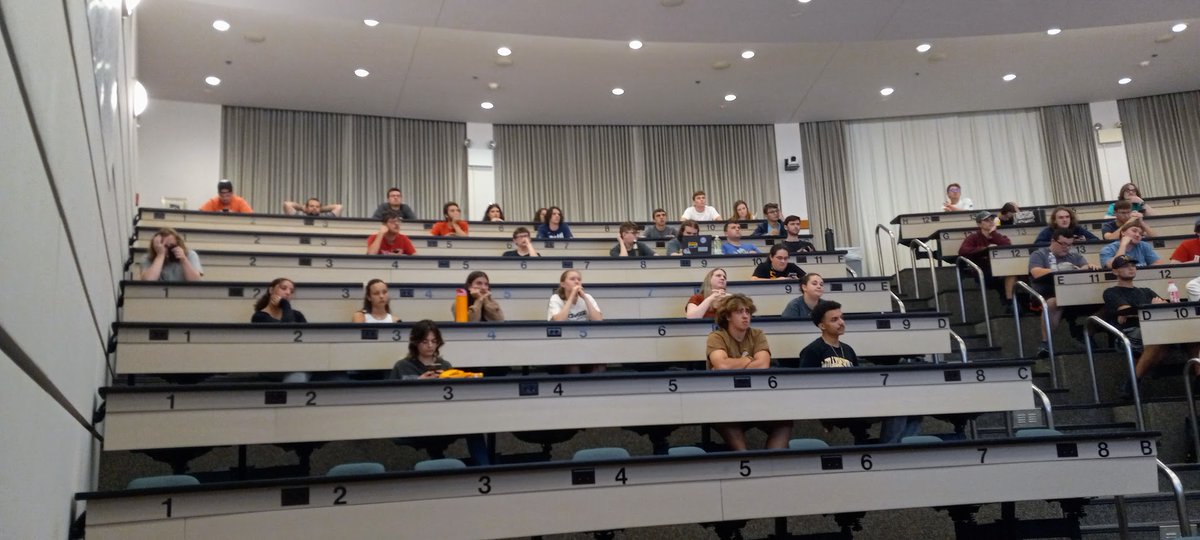 MillersvilleAMS's tweet photo. Yesterday, we hosted our first general meeting of the school year. We discussed multiple upcoming events over the next few weeks and spotlighted several members for their internships and storm chases over the summer. Thank you all for coming out, we have an exciting year ahead! https://t.co/iLHzacE2s7