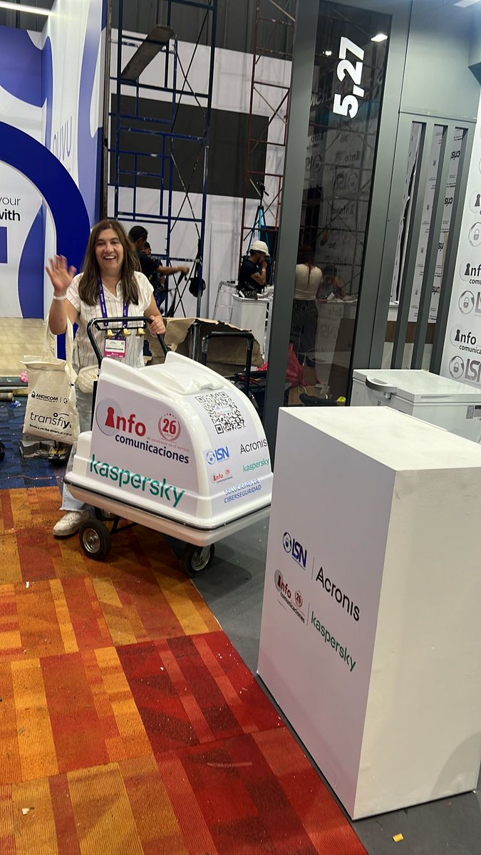infocomco's tweet photo. Estamos en #Andicom_2024, te esperamos para contarte sobre las ultimas tendencias en protección frente a ciberseguridad. #kaspersky #lsn_security #Acronis #infocomunicaciones #ciberseguridad https://t.co/a4XMOFGGJl