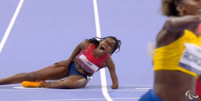 Lisbeli Vera se lesionó en la final de los 100 metros T47 diarioeltiempo.com.ve/lisbeli-vera-s…