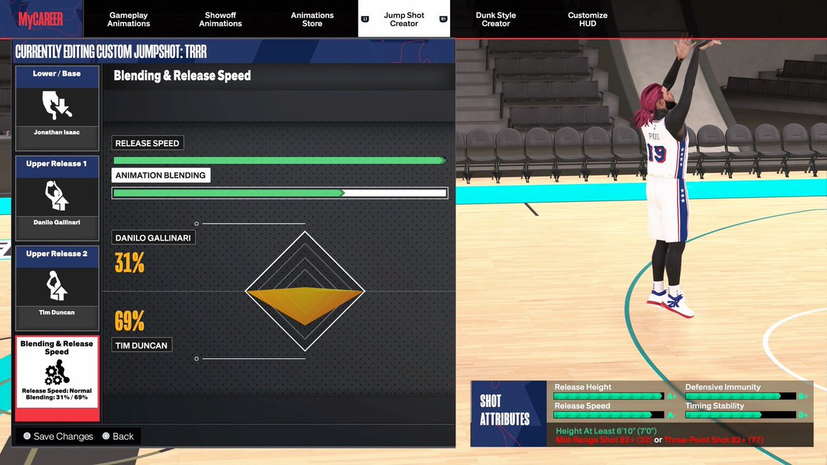 Gonna get my day started but one thing I want to remind you guys is some of these customs from 2K24 probably aren’t bad still they barely crucified any jumpshots. If anything maybe try some of those old customs as well. I hope you guys are enjoying #NBA2K25 . I’ll be doing a