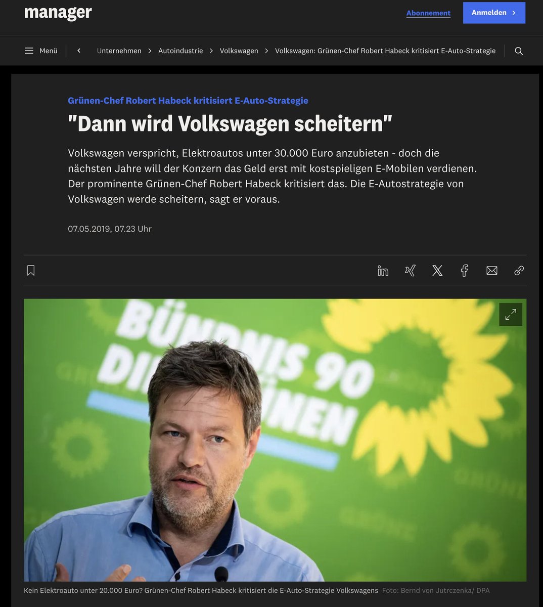 Habeck 2019. Habeck hatte Recht.