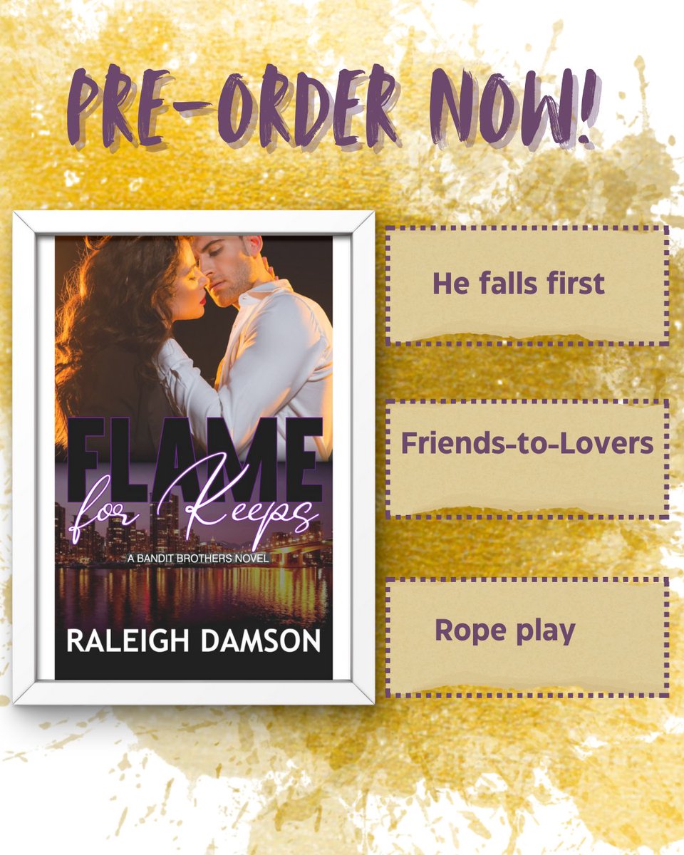 DamsonSnow's tweet photo. The next book in the Bandit Brothers Series is available to pre-order! 
😍Slow-burn
😍Disability rep 
😍Rope play
https://t.co/kbeb7DHwAk
#RomanceBook #SteamyRomance #RomanceReaders #Steamybooksinaseries #BookBlogging #WritingCommunity https://t.co/sNEQ8p4Fsx