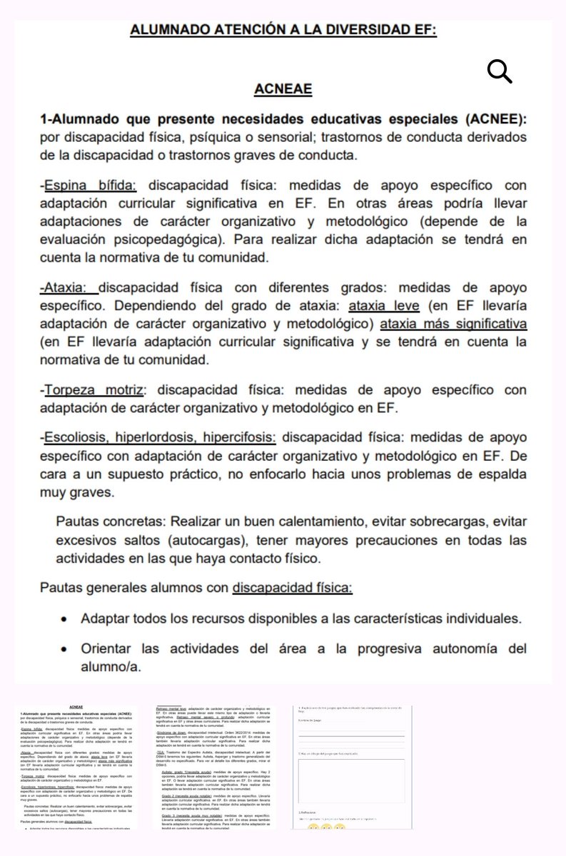 Medidas ATENCIÓN A LA DIVERSIDAD para alumnos en las clases de EF. Hasta 27 tipos de alumnos y qué hacer en tus clases.
bibliosport.com/producto/medid…