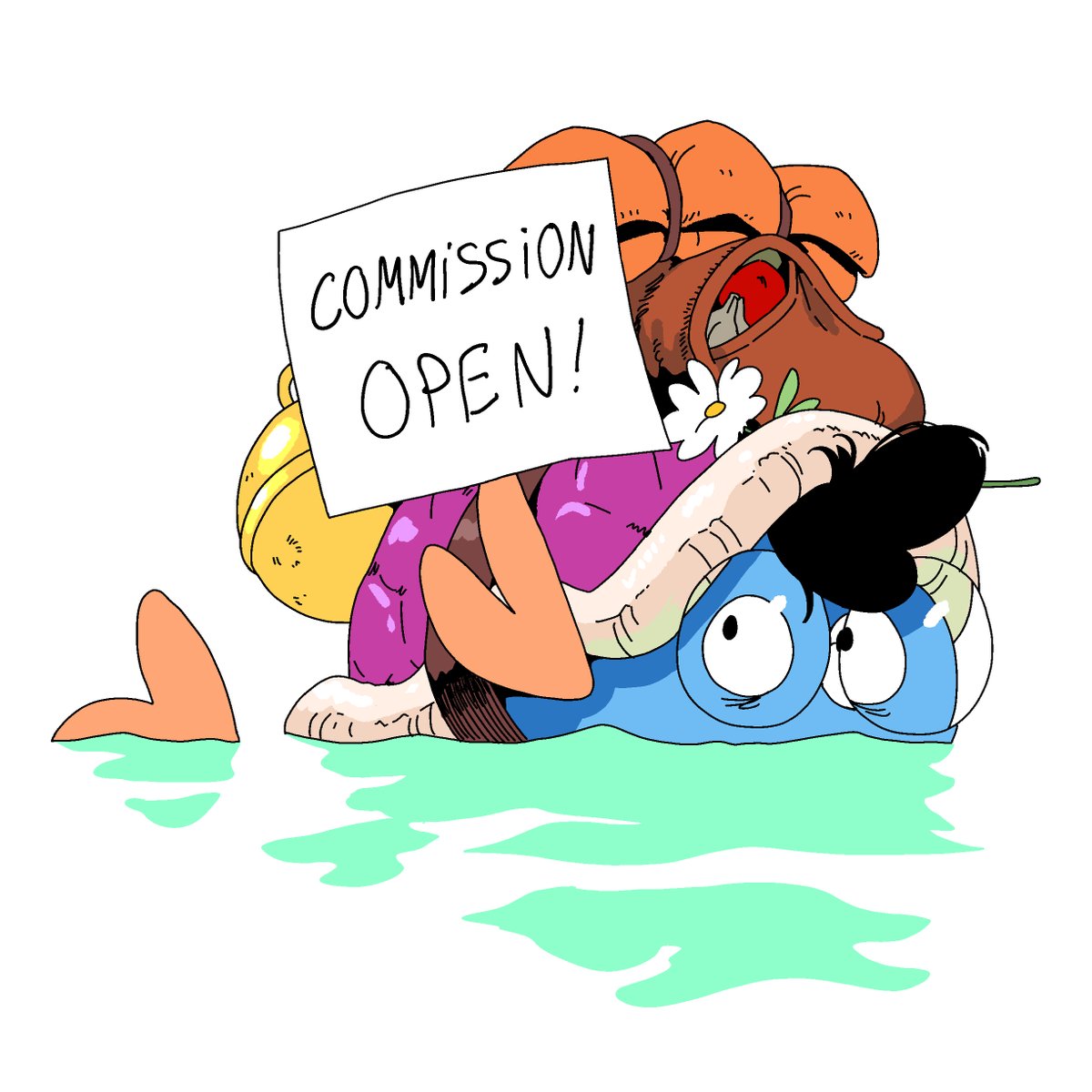 Si vous aimez ce que je fais et que ça vous intéresse, j'ouvre des commissions sur Artistree. 
If you like what I draw, I'm opening commissions on Artistree. (yeaaaaaaah i'm poor, what did you expect)
artistree.io/motteux