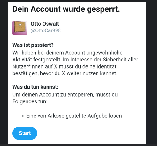 howo1's tweet image. Elon.....geh aus der Sonne 

die tut grade voll stechen innen Kopp 

#X #gesperrt