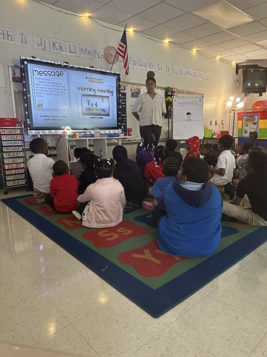 Michael McWilliams, M.Ed. (@mcwilliamsmike1) on Twitter photo Excited to start my day ☀️ at Moline ES with Ms. Cole’s first grade class. Morning meeting is a fantastic opportunity to build community, set expectations, and foster the behaviors essential for learning. 🌟 📚
<a href="/RGSDSchools/">Riverview Gardens School District</a> Excited to start my day ☀️ at Moline ES with Ms. Cole’s first grade class. Morning meeting is a fantastic opportunity to build community, set expectations, and foster the behaviors essential for learning. 🌟 📚
<a href="/RGSDSchools/">Riverview Gardens School District</a>