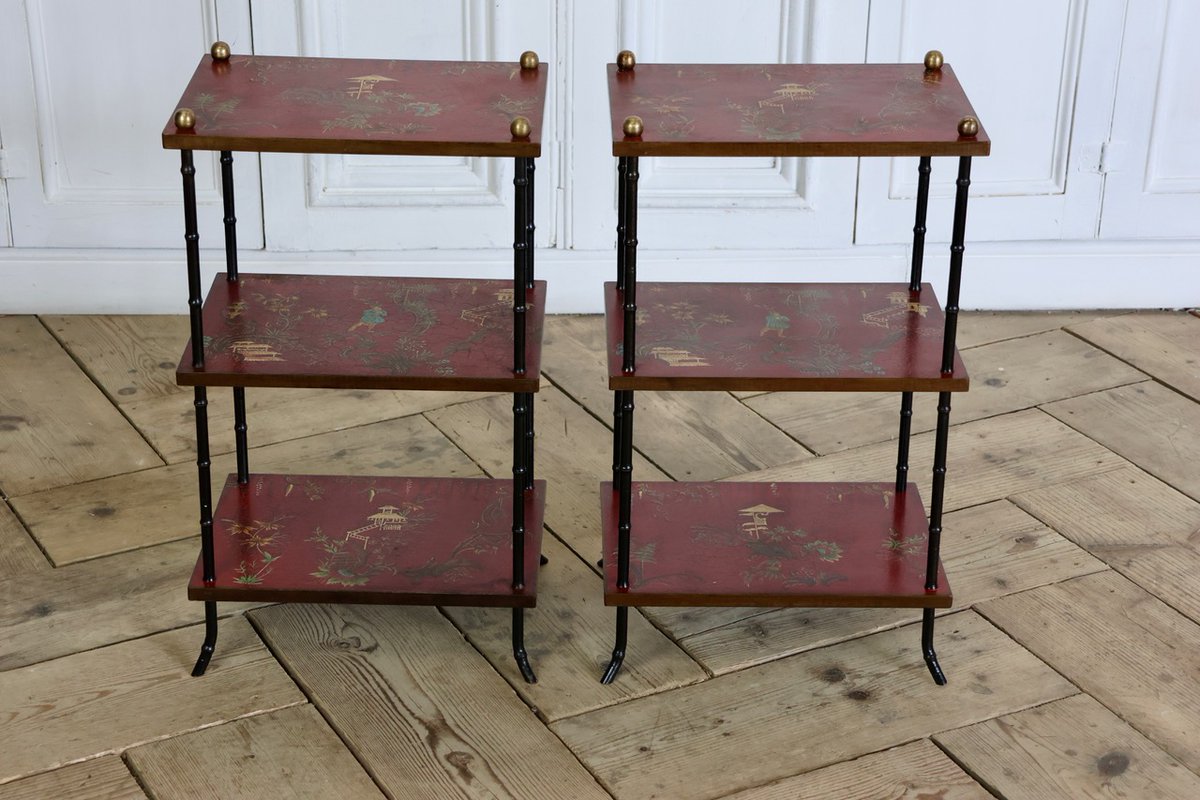 BrownriggUK's tweet image. Chic Pair of Mid C20th Chinoiserie Lacquer Three Tier Occasional / Sofa Tables

rb.gy/xxwyag

#sofatable #occasionaltable #pairoftable #antique #furniture
