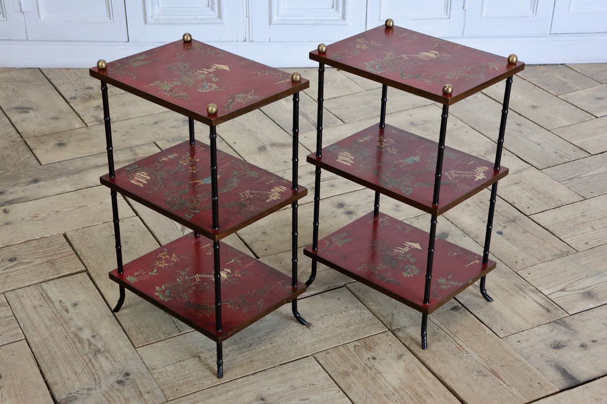 BrownriggUK's tweet image. Chic Pair of Mid C20th Chinoiserie Lacquer Three Tier Occasional / Sofa Tables

rb.gy/xxwyag

#sofatable #occasionaltable #pairoftable #antique #furniture