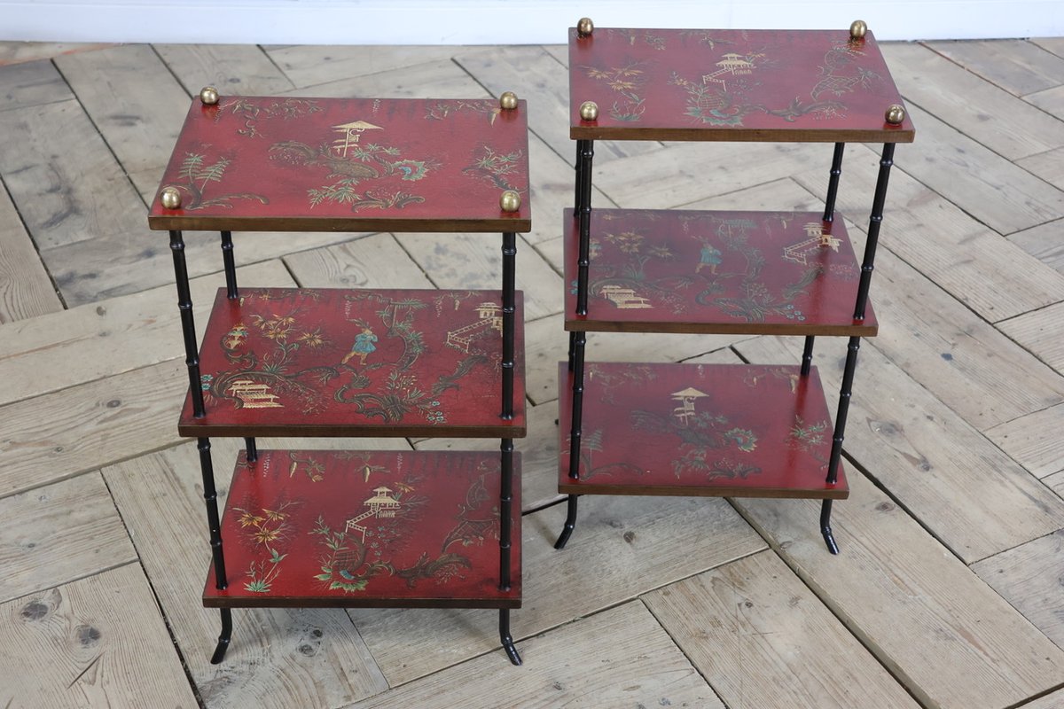 BrownriggUK's tweet image. Chic Pair of Mid C20th Chinoiserie Lacquer Three Tier Occasional / Sofa Tables

rb.gy/xxwyag

#sofatable #occasionaltable #pairoftable #antique #furniture