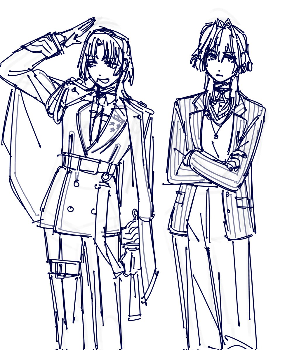 🖋️⏰ KrAonii Fit swap sketch
#青ペン #Kronillust