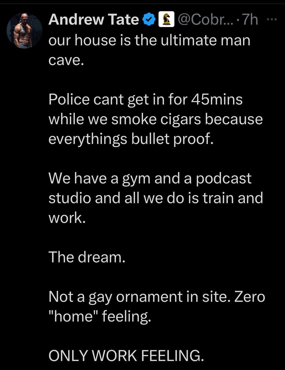 FickNerrariLBC's tweet photo. Two half naked blokes, smoking cigars and working out in a warehouse is the gayest thing I’ve ever heard of. https://t.co/DRX6nFRpFT