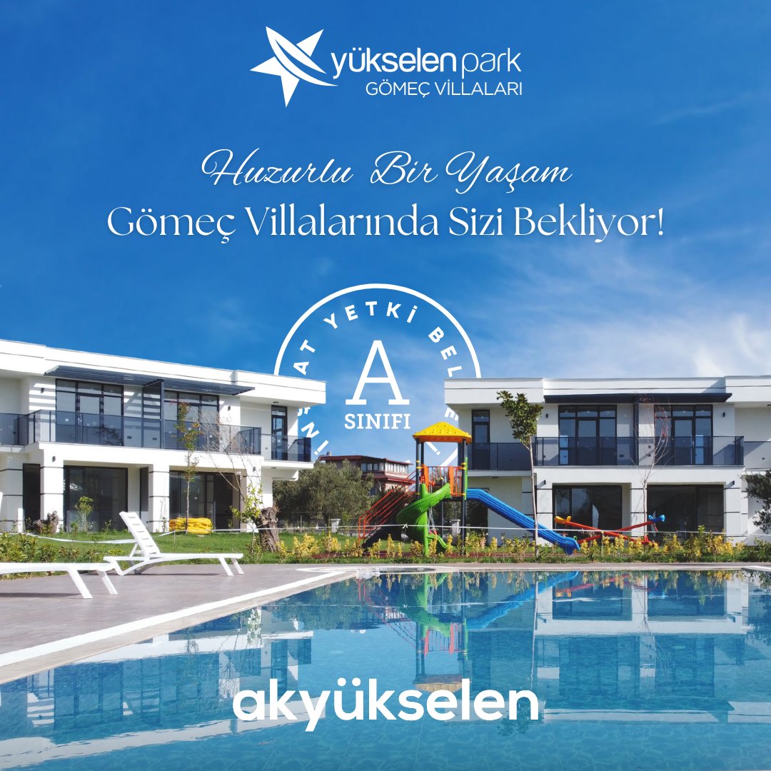 ✨Modern mimarisi ile konforu, benzersiz Ege dokusuyla doğanın tüm güzelliklerini bir arada sunan Yükselenpark Gömeç’te villalarımız yaşama hazır.

Detaylı bilgi için lütfen bizimle iletişime geçiniz.

☎️0542 123 6 123