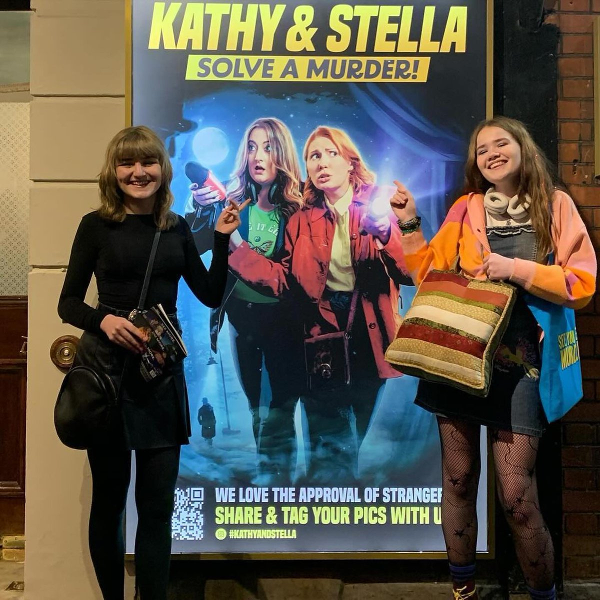 Kathy & Stella Solve a Murder! (@kathystellamp) on Twitter photo We love the approval of strangers!
Don’t forget to snap a pic with Kathy & Stella on your next trip to Kathy’s mum’s garage, and tag us <a href="/KathyStellaMP/">Kathy & Stella Solve a Murder!</a> #KathyAndStella!
📸 nikkimacabrelondon, maybeitsmiia, kathyandstellafans We love the approval of strangers!
Don’t forget to snap a pic with Kathy & Stella on your next trip to Kathy’s mum’s garage, and tag us <a href="/KathyStellaMP/">Kathy & Stella Solve a Murder!</a> #KathyAndStella!
📸 nikkimacabrelondon, maybeitsmiia, kathyandstellafans