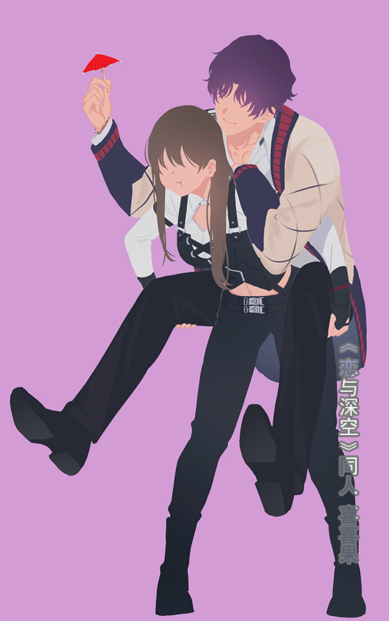 「#LoveandDeepspace #恋与深空 #恋与深空祁煜 区区小鱼,轻松 」|喜喜果のイラスト