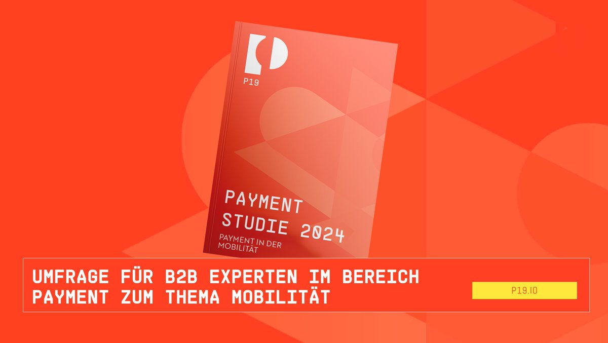 🚗💳 Wie beeinflusst #Payment die Mobilität? Sag uns deine Meinung!

👉 Hier geht's zur Umfrage zur #P19 Payment-#Studie: bit.ly/3z24MYu