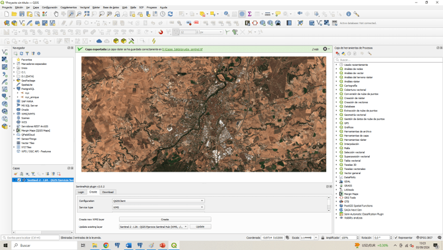 MappingGIS's tweet photo. 🆕QGIS Sentinel Hub: descarga de imágenes satélite 
➡️En este artículo te enseñamos cómo crear una cuenta en Copernicus Sentinel Hub y configurar correctamente el plugin.
https://t.co/W4vA165XEA https://t.co/MXUN0X8ppi