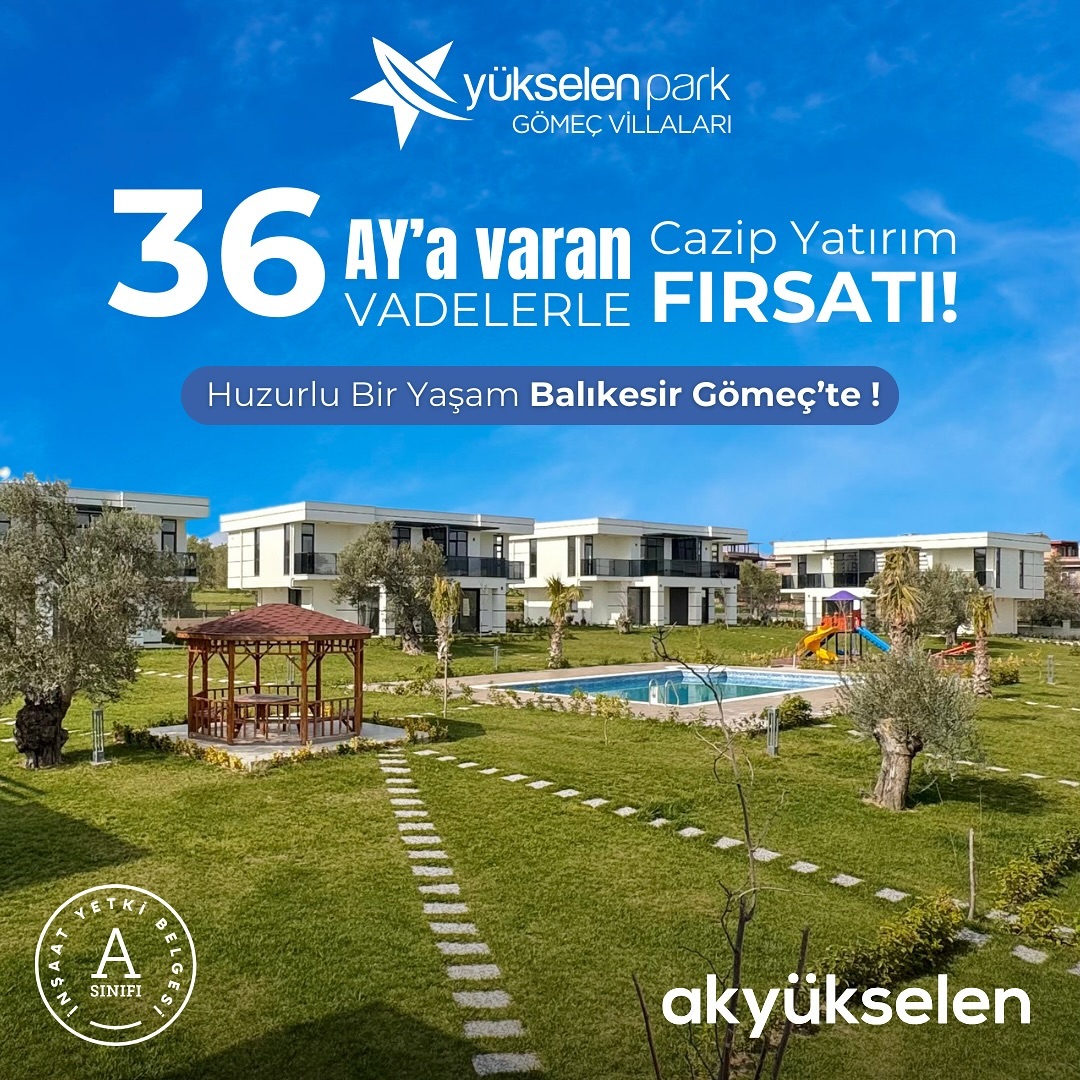 ✨Ege’nin eşsiz lokasyonu Balıkesir Gömeç’te “36 Ay’a varan vadelerle Cazip Yatırım Fırsatı!“ Sizleri Bekliyor.🌟
.
📞 +90 542 123 6 123
.
.
#yükselenparkgömeç #balıkesir #gömeç #akyükselen #inşaat