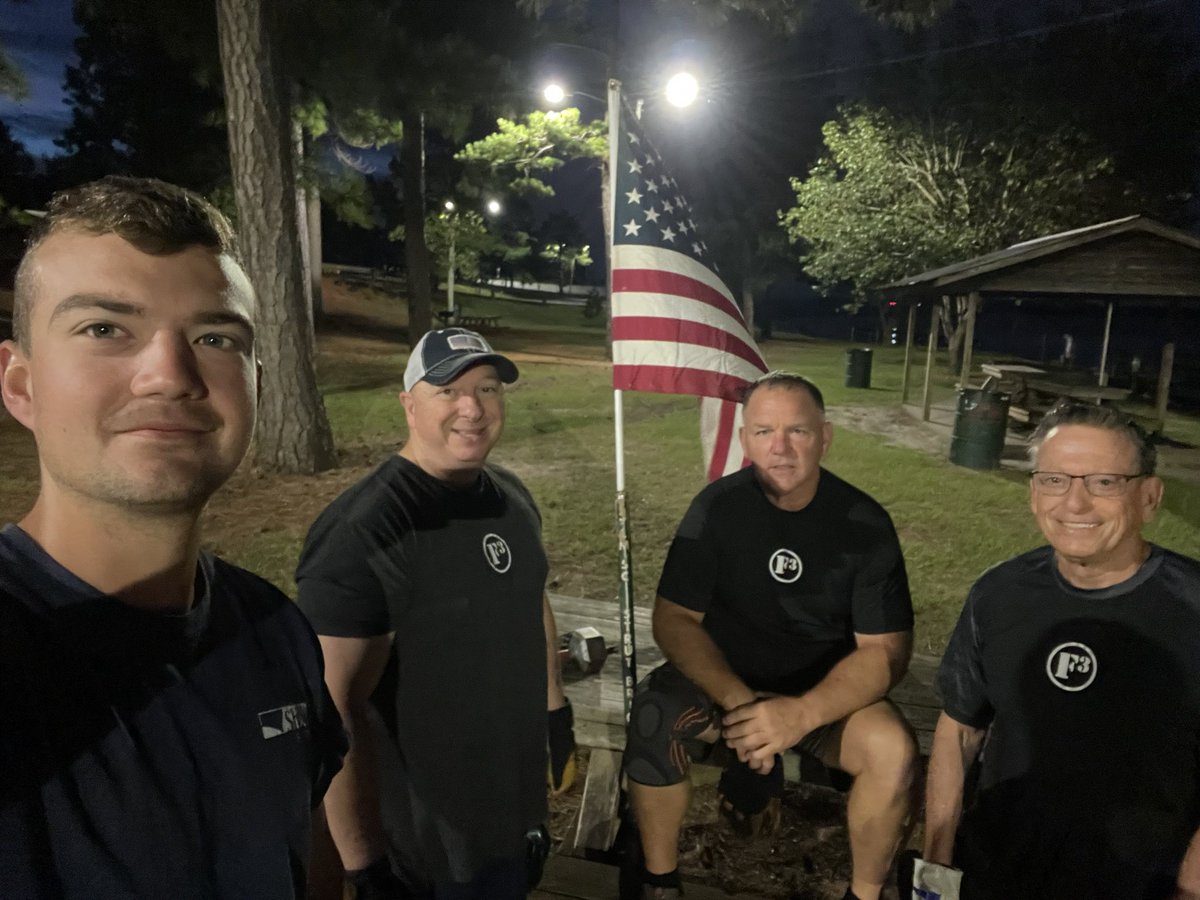 F3Anchor_SC (@f3anchor_sc) on Twitter photo 4 pax post for some early morning KBs Work was done with a round robin Q, see y’all in the gloom next week💪
<a href="/F3LexSC/">F3 Lexington SC</a> <a href="/F3LakeMurray/">F3 Lake Murray</a> 4 pax post for some early morning KBs Work was done with a round robin Q, see y’all in the gloom next week💪
<a href="/F3LexSC/">F3 Lexington SC</a> <a href="/F3LakeMurray/">F3 Lake Murray</a>
