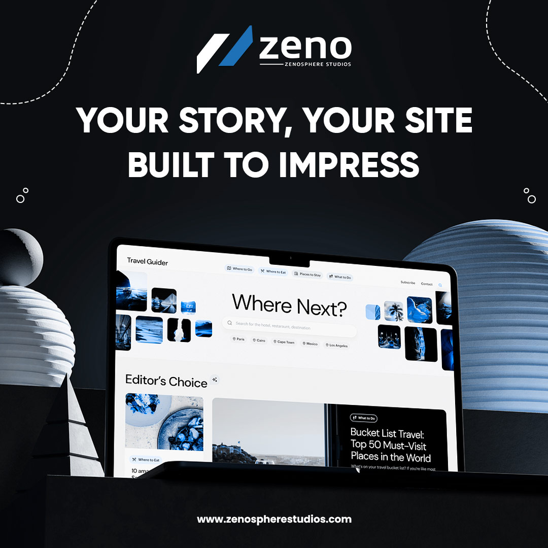 zenosphere123's tweet image. Elevate your narrative with a website that dazzles.
At ZenoSphere Studios, we craft sites that captivate and convert.
Explore our work at: zenospherestudios.com
#websitedevelopment #webdesigndevelopment #mobileapps #webdevelopingservices #zenospherestudios