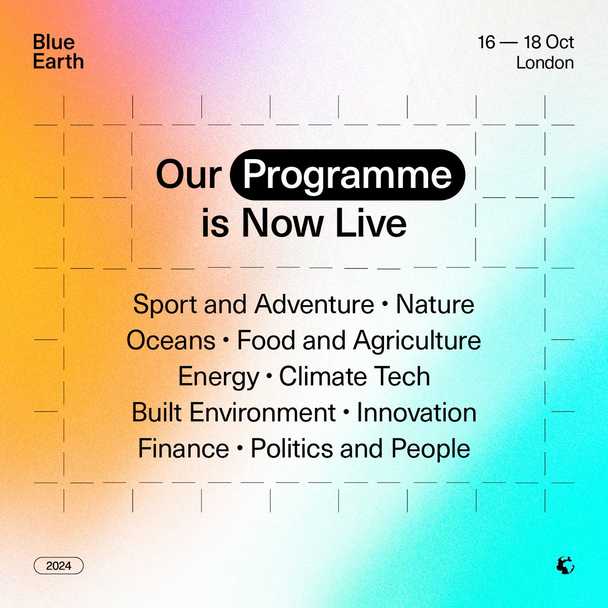 The Blue Earth Summit 2024 Programme is Live!🌍

Join us Oct 16-18 in London for 3 days of visionary speakers, inspiring sessions, and game-changing networking—all focused on driving sustainable change.

Save 25% on your ticket today! 🎟️

👉 blueearthsummit.com/summit/program…