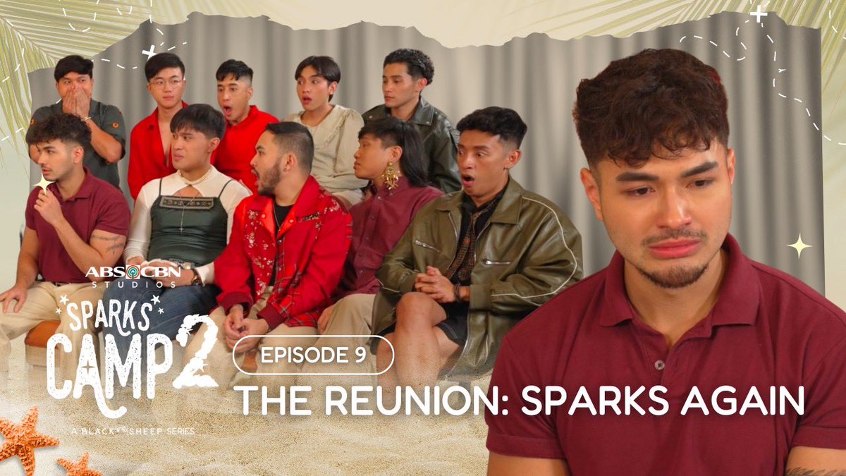 Black_SheepPH's tweet image. 🔔 Don’t miss #SparksCampS2TheReunion AT 8 PM! 

"Is this the comeback?!" The Campers and Mother Mela reunite nearly five months after camp for an intimate sit-down. With surprises, closures, and possible rekindled Sparks, we find out if the camp connections still burn or if it's