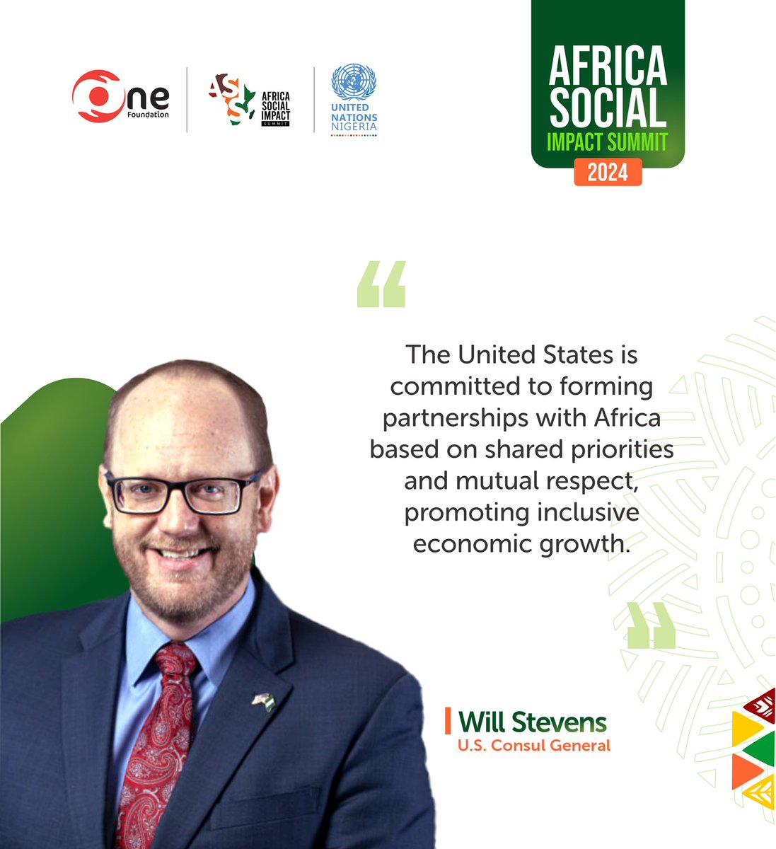 Will Stevens at #ASIS2024 stressed Mutual Respect as key in partnerships. The United States’ approach to Africa is about collaboration, not imposition.

#ASIS2024 #SustainableDevelopment #Partnerships