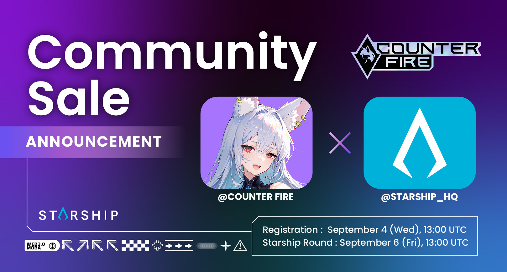 Counter Fire on X: “The Community Sale of $CEC is starting soon on 