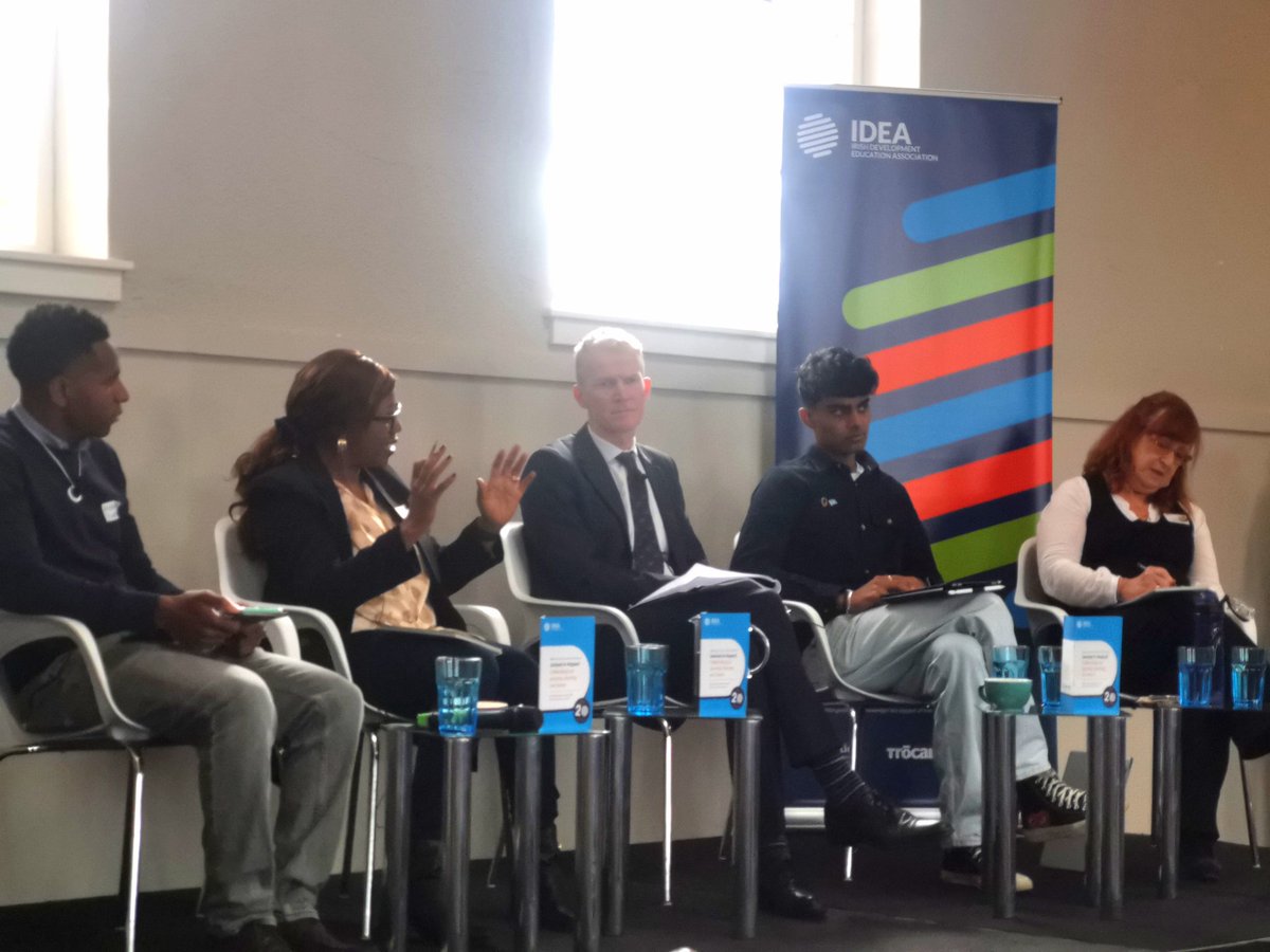 Panellist Dr Lilian Nwanze speaks about the 'danger of GCE becoming a buzzword, which could be so damaging to a progressive education... We need to retain radical communities of practice within this discipline'. Amazing input! #IDEAConf2024