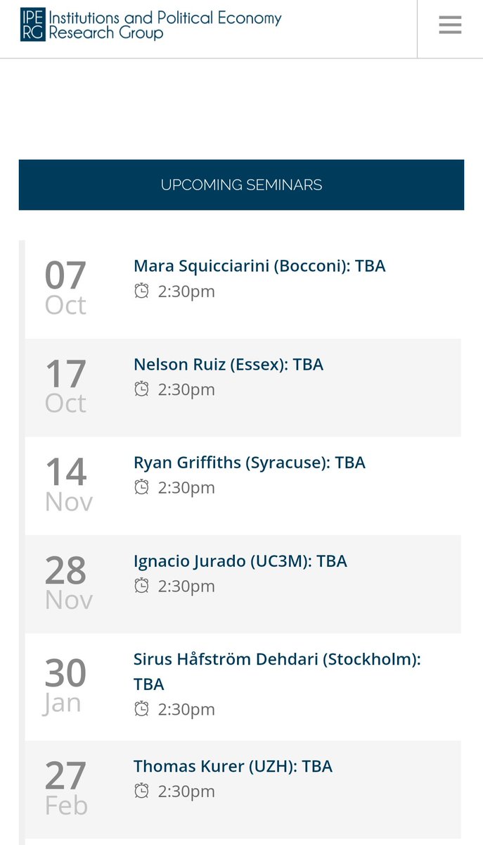 Institutions and Political Economy Research Group tweet media