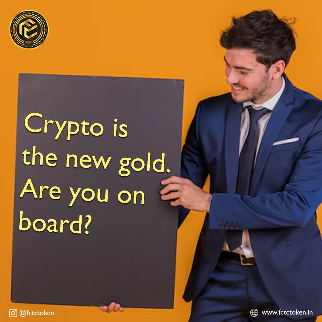 FctcToken's tweet image. 🚀 Crypto is the new gold standard. Don't miss out on the future of finance—get on board with FCTC today! #CryptoGold #FCTCToken #FutureOfFinance