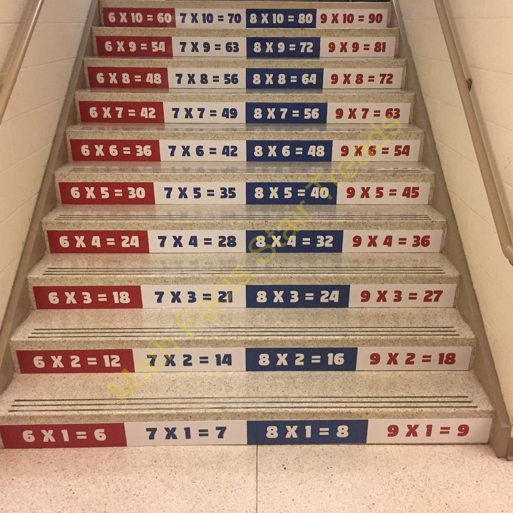 Helenanelson16's tweet image. Make math fun with Math Facts Stair Treads! Help kids learn multiplication effortlessly as they climb the stairs, turning everyday steps into learning moments. 🌐Visit us now! mathfactstairtreads.com/contact

#mathforkids #learnmultiplication #educationathome #homeschooling #mathfun